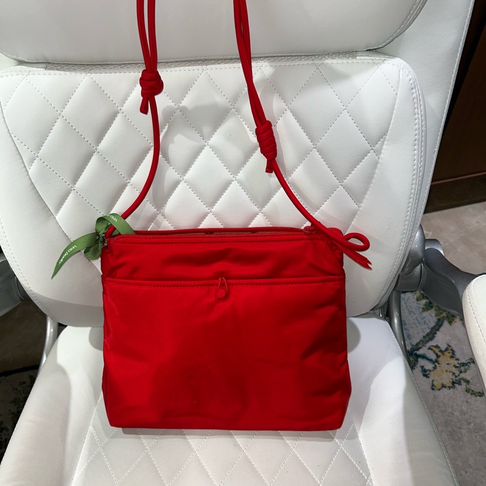 NEW $110 Vera Bradley original hipster purse handbag goji berry red nylon